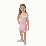 Eyelet Lace Tank in Red Heart Stripe