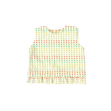 convertible top, ruffles, ladybug print
