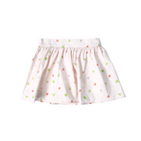 circle skirt for girls, built-in shorts, watermelon print