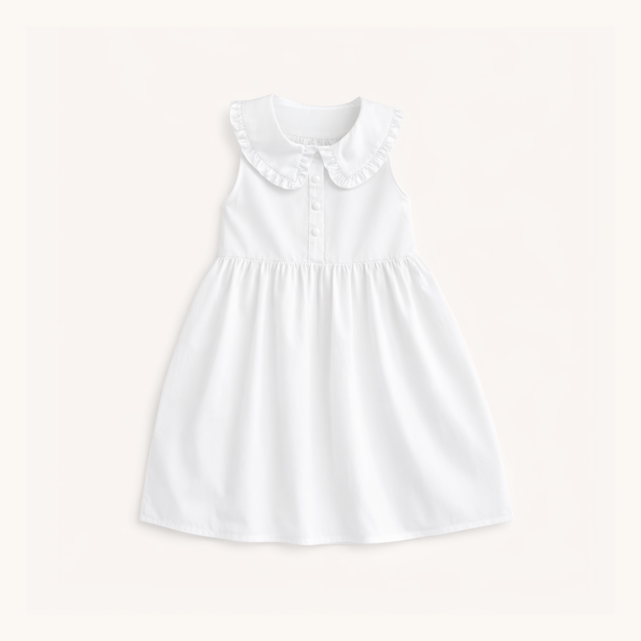 Picnic Dress in White