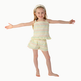 Peplum Top in Ladybug
