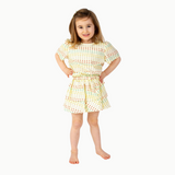 Ruffle Skirt in Ladybug