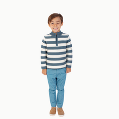 Boys' Chinos in Blue Dino