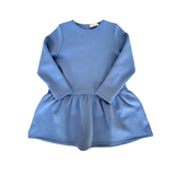 Long Sleeve Tennis Dress in Light Blue