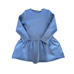 Long Sleeve Tennis Dress in Light Blue