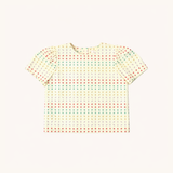 Puff Sleeve Blouse in Ladybug