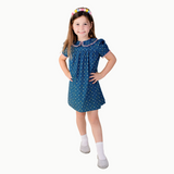 Lace Trim Dress in Space (Tulle)
