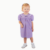 Lace Trim Dress in Purple Carousel