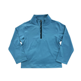 Boys' Athletic Half Zip in Blue/Space