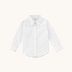 Boys' Button Down in White