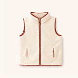 Boys' Sherpa Vest with Red Dino