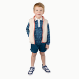 Sherpa Vest w/Red Trim