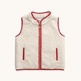 Sherpa Vest w/Red Trim