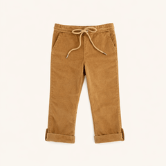 Boys' Corduroy Pants in Medium Brown