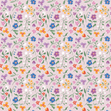 Quilted Skirt in Floral
