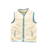 Boys' Sherpa Vest with Blue Dino