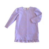 The Convertible Dress in Purple Carousel