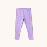 Nylon Leggings in Purple Carousel