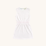 Tennis Dress in Pink Heart Stripe