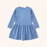 Long Sleeve Tennis Dress in Light Blue
