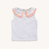 Pleated Tennis Tank in Purple/Pink