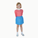 Quilted Skirt in Swan