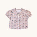 Ruffle Button Down Blouse