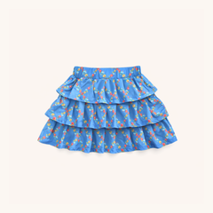 Performance Tennis Skirt in Watercolor Floral
