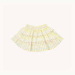 Ruffle Skirt in Ladybug