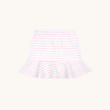 Tennis Skirt in Pink Heart Stripe