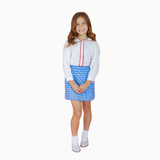 Scallop Trim Blouse