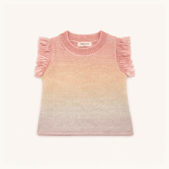 Sweater Vest in Light Rainbow