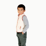 Boys' Sherpa Vest with Red Dino