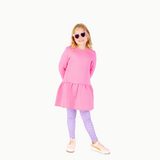 Nylon Leggings in Purple Carousel