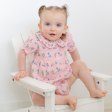 Ruffle Trim Baby Bubble in Poodle