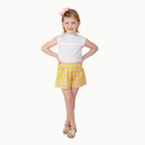 Day Short in Pastel Plaid