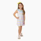 Performance Tennis Dress in Rainbow Heart