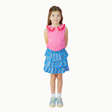 Performance Tennis Skirt in Watercolor Floral